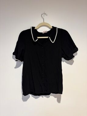 Ric Rac Collared Blouse